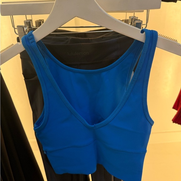 Lululemon Blue Ribbed Tank Top - Picture 2 of 3